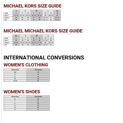 michael kors shoes true to size|Michael Kors size guide uk.